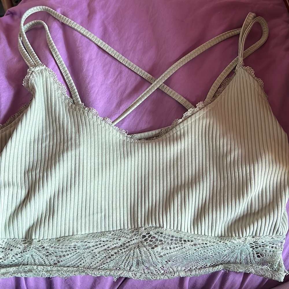 Light Green Crop Top Shein